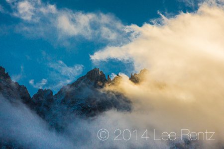 Mt. Stuart in Unsettled Weather in the Alpine Lakes Wilderness